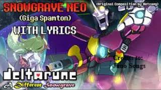 Snowgrave NEO GIGA SPAMTON Theme WITH LYRICS 1 hour mix credits to JunoSongs [upl. by Innaig555]