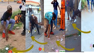 BEST OF THE DROPPING MONEY PRANK 🔥💰😂trending cyprianjoker prankster viralvideo suggestion [upl. by Adieno106]