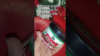 summer special face pack for glowing skin musicexplorewithulfat [upl. by Ahsilaf]