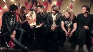 NME Awards 2012  The Vaccines chat with Graham Coxon and Alexa Chung [upl. by Mairb]