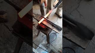 Forging a Bowie Knife [upl. by Ahsitahs540]