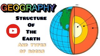 Structure Of The Earth And Types of Rocks Part 1  Geography Class 6  Lesson Reading Earth 🌍 [upl. by Earazed7]