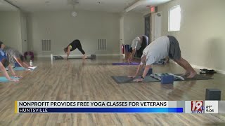 Nonprofit Provides Free Yoga Classes for Veterans  July 27 2023  News 19 at 9 pm [upl. by Demeter962]