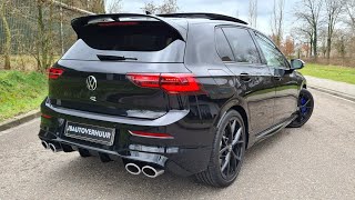 2021 Volkswagen Golf 8 R 20 TSI 320 PS TOP SPEED AUTOBAHN DRIVE POV [upl. by Leopoldine]