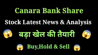 canara bank share news today l canara bank share price today I canara bank share latest news today [upl. by Marijo607]