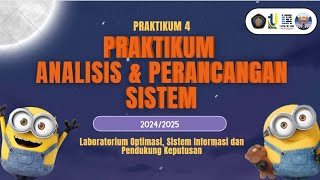 KONSEP VIEWS PRAKTIKUM 4 ANALISIS DAN PERANCANGAN SISTEM 20242025 [upl. by Graehl245]