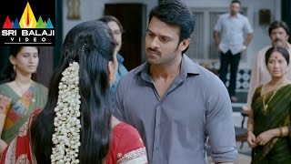 Mirchi Movie Prabhas and Nadhiya Scene  Latest Telugu Movie Scenes  Sri Balaji Video [upl. by Barbette]