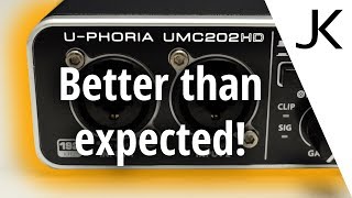 Behringer UMC202HD review with noise measurement [upl. by Kristopher]