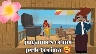 jugando como pelotocina 🥰leslieroblex 🤍💛 [upl. by Somisareg]