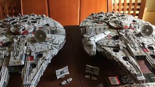 Lego 75192 vs Lepin 05132 UCS Millennium Falcon Part Four [upl. by Rundgren]