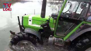 DeutzFahr DX 450 water test Kosinj 2018 [upl. by Ayotna588]