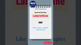 quotLabyrinthinequot Meaning in English English Vocabulary Course english englishvocabulary [upl. by Notluf]