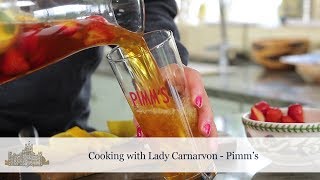 Cooking with Lady Carnarvon  The Perfect Pimms Recipe [upl. by Jill154]