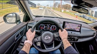 NEW Nissan XTrail 2023 15 VCT ePower 213HP 0100 POV Test Drive 1524 Joe Black [upl. by Dorsy781]