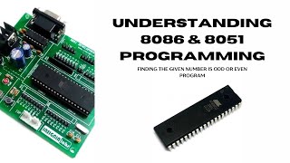 8086 Assembly Language Program to Check Odd or Even Numbers [upl. by Mohorva]