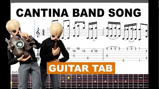 Cantina Band Song Star Wars  Fingerstyle Guitar Tab [upl. by Zack101]