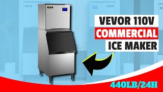 VEVOR Ice Maker  Best 110V Commercial Ice Maker Review [upl. by Ennaylil]