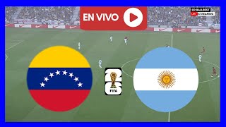 🔴Venezuela vs Argentina  Eliminatorias Sudamericanas 2024 Transmisión del partido completo [upl. by Horatio]