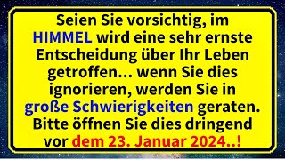 Seien Sie vorsichtig im HIMMEL wird eine sehr ernste Entscheidung über Ihr Leben getroffen [upl. by Russian]