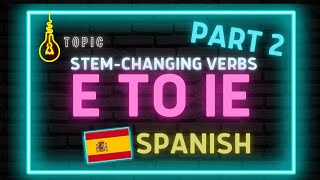 Stem change verb E to IE Part 2 [upl. by May446]