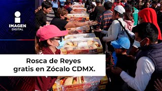 Rosca de Reyes gratis en Zócalo CDMX Fecha hora y todas las actividades [upl. by Nannahs]