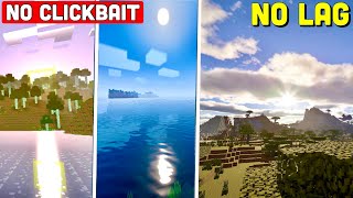 Top 8 Best NO LAG Minecraft PE 120 Ultra Realistic Shaders For LowMedium End Devices [upl. by Asenev]