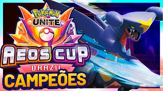 CAMPEOES DA AEOS CUP Partida Final do Maior Campeonato de Pokemon Unite do Ano [upl. by Nhojleahcim]