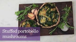 Stuffed portobello mushrooms recipe [upl. by Kosaka]