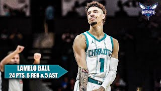 LaMelo Ball DOES IT ALL in just 23 minutes 😤 24 PTS 6 REB amp 5 AST  NBA Highlights [upl. by Condon]