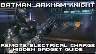 Batman Arkham Knight  Remote Electrical Charge Secret Gadget Location Guide [upl. by Janos427]