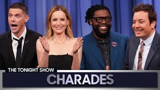 Charades with Leslie Mann and Mikey Day  The Tonight Show Starring Jimmy Fallon [upl. by Garret687]