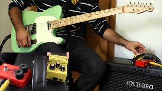 Guitarra NZaganin  MXR Comp  Boss SD1  Delay Landscape  Ampli Meteoro MGV30 [upl. by Ahsilrac]