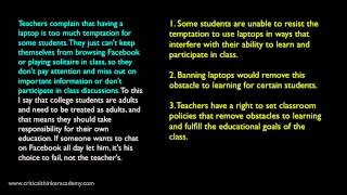 Analyzing a Sample Argumentative Essay Third Argument [upl. by Mcneely793]