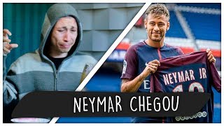 REACT ♫ NEYMAR canta CHEGUEI no PSG  Paródia Ludmilla FutParódias [upl. by Bertila]