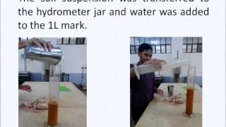 Grain size analysis by Hydrometer Method [upl. by Namhar996]