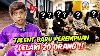 TALENT BARU PEREMPUAN amp LELAKI 20 ORANG   CASTING BESARAN TEAM AMMAR NAZHAN [upl. by Mariko]