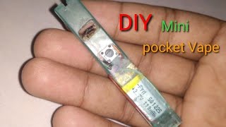 DIY mini vape pen  with chargeable battery [upl. by Muhcan]