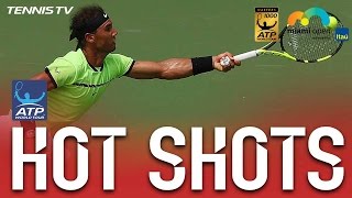 Nadal With Great Court Coverage For Miami Open 2017 Final Hot Shot [upl. by Ardnuaek899]