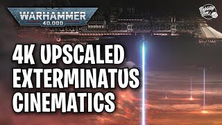 4K Upscaled Exterminatus Cinematics  Warhammer 40k [upl. by Nwavahs792]