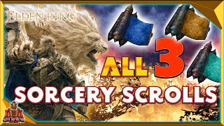 Elden Ring How To Get All 3 Sorcery Scrolls  Royal House Academy Conspectus Locations [upl. by Ulberto429]