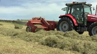 Traditional HAYTIME in the Yorkshire Dales 24 all MASSEY ACTION 190724 [upl. by Elroy562]