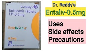 Entaliv05mgEntecavir tablets IP 05mghepatitis busesside effectsprecautions [upl. by Gustafson]