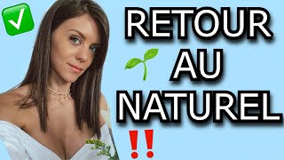 RETOUR AUX CHEVEUX NATURELS Blond foncé Cendré ✅ VLOG [upl. by Hazard]