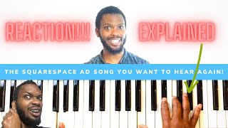 The SQUARESPACE AD SONG you have been looking for on YOUTUBE MANLEYS REACTION  PIANO TUTORIAL [upl. by Aneehta]