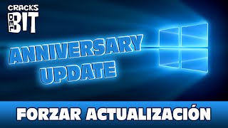 Cómo forzar actualización Windows 10 anniversary update [upl. by Aliuqehs129]