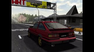 街道バトルKaido Battle TA Hakone  213PS AE86 Levin 157650 [upl. by Akinohs282]