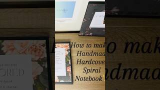 New Handmade Hardcover Spiral Notebook Tutorial w Favored Stationery NewTutorial LoveStationery [upl. by Metsky843]