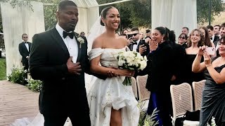 Jamie Foxx Walks Daughter Corinne Foxx Down the Aisle in Emotional Wedding to Joe Hooten [upl. by Marilee]