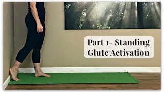 Part 1  How to Quickly Activate Your Glutes in 2 minutes Standing [upl. by Vel397]