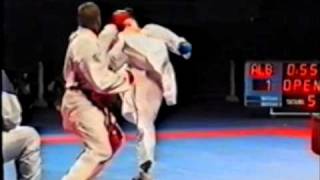 Afrim Latifi European Karate Champion in open Final vs Oliver Beaudrie France [upl. by Leizo23]